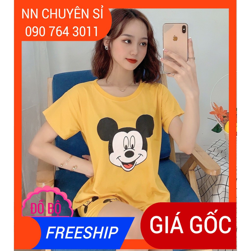 ĐỒ BỘ THUN ĐÙI IN HÌNH SIÊU XINH BTT22 ⚡100% ẢNH THẬT⚡BỘ THUN HOẠT HÌNH