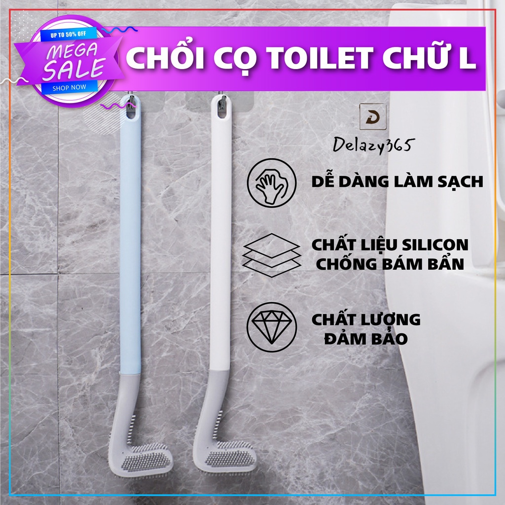 CHỔI CỌ TOILET THÔNG MINH SILICON MẪU MỚI