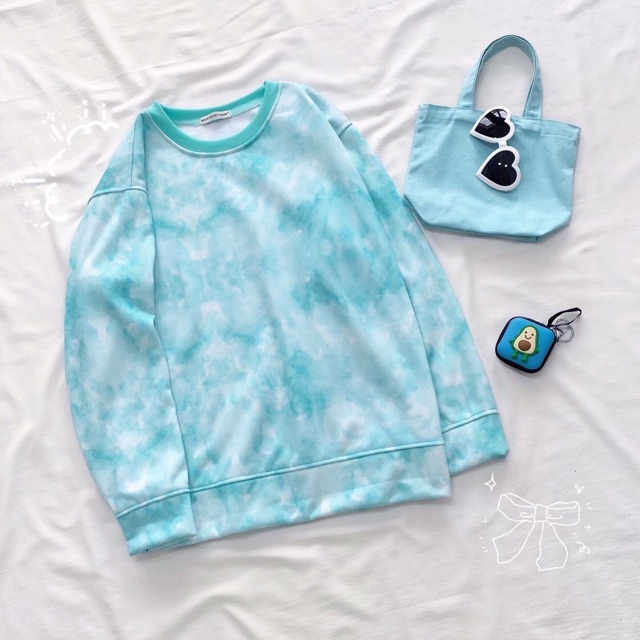 (ẢNH THẬT 100%) Áo Sweater TieDye 3D Basic
