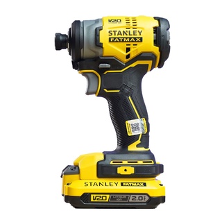 Máy vặn vít động lực pin Stanley Fatmax Brusless 20V Max SBI810D2K-B1 Combo 2 pin 2.0, sac va vali  - Chính hãng SBI810