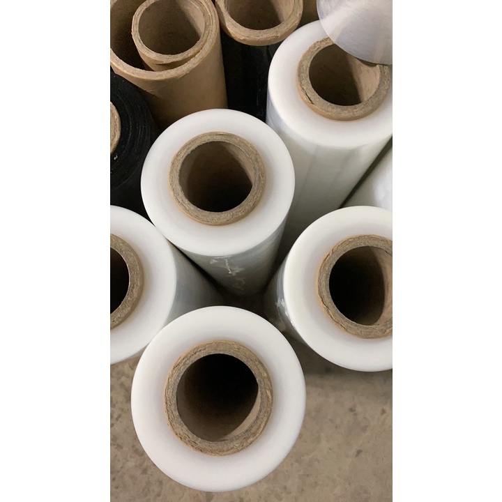 Màng PE trắng quấn hàng khổ 50cm nặng 2,5kg 1 cuộn
