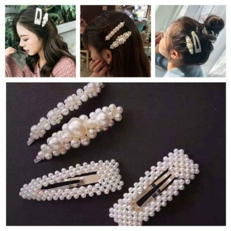 BỘ KẸP TÓC NGoC TRAI 4 MÓN SIÊU ĐẸP,,