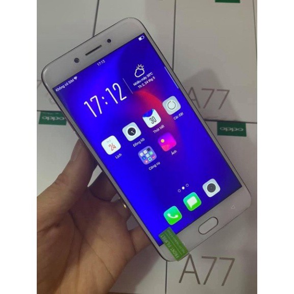 Điện thoại Oppo A77 Ram 3/ 32gb máy mới full box tặng kèm ốp lưng