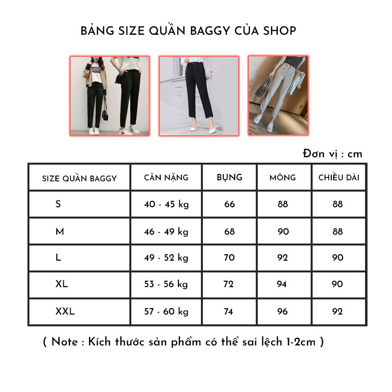 Quần tây công sở nữ gấu xẻ tà | BigBuy360 - bigbuy360.vn