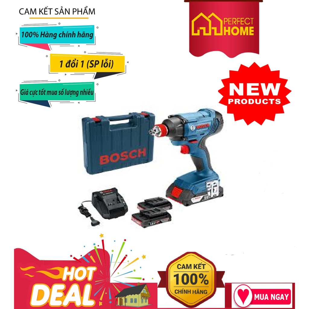 ⚡️Sale sốc⚡️ { Hàng chính_hãng}{Hàng_Chính hãng} Máy vặn vít Pin Bosch GDX 180-LI