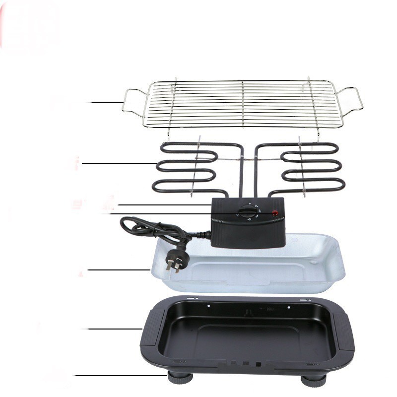 Bếp Nướng Điện Không Khói BBQ 1800W BYH6- Hàng loại 1 an toàn, chất lượng cao cho mọi nhà