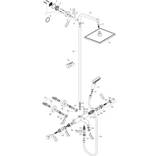 Sen cây Hansgrohe 27298000 Crometta E 240