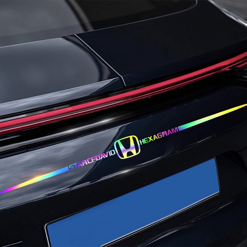 Miếng Dán Logo Phản Quang Nhiều Màu Sắc Trang Trí Xe Hơi Honda Freed Brio City Civic CRV HRV BRV Jazz FD/FC Accord
