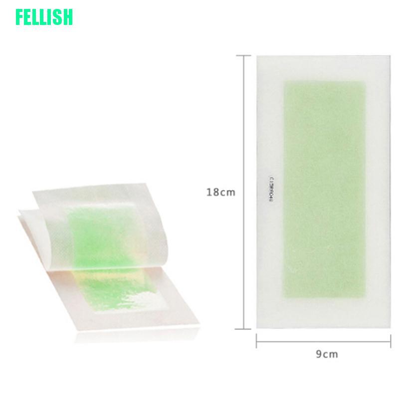 [Hàng mới về] Set 5 giấy tẩy lông hai mặt mát lạnh tiện lợi dành cho da mặt và toàn thân