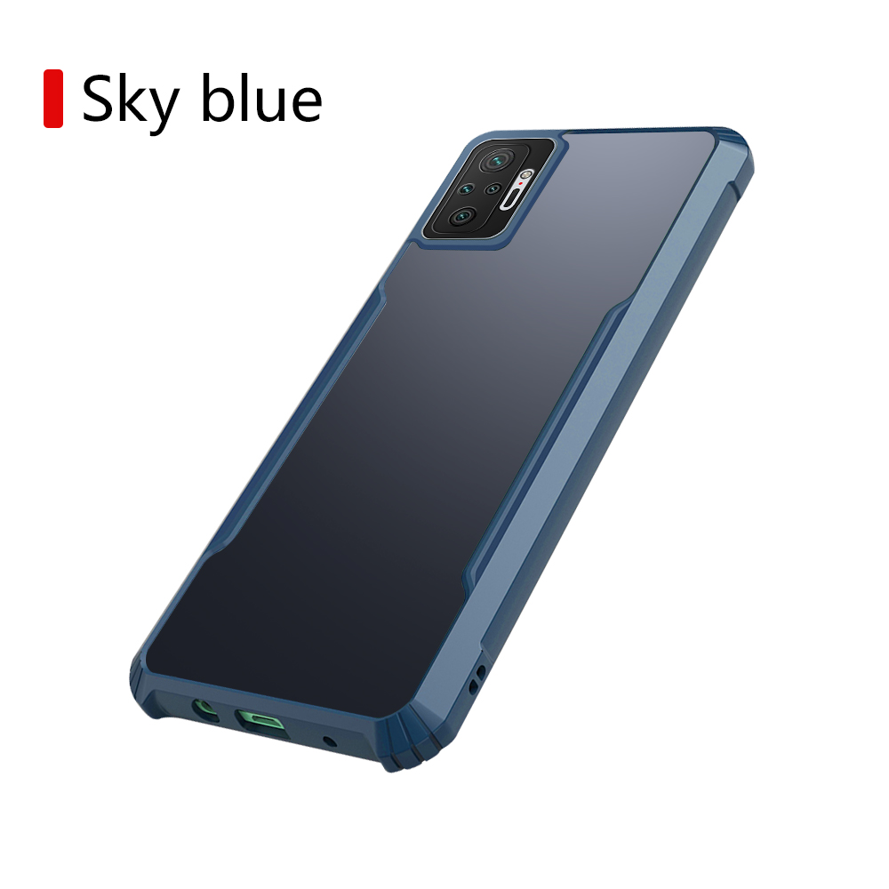 Shockproof Phone Case for Xiaomi Redmi Note 9T 9s 10 10s 8 9 pro Max 8 Pro 7 Pro 8t redmi 9 9a 9c cover Four-corner anti-drop skin feeling protective covers