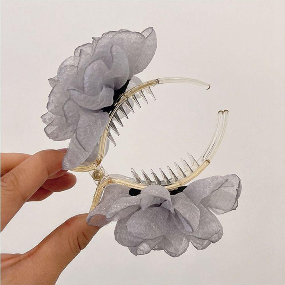 Kẹp Tóc Hình Hoa Hồng / Cá Mập Đơn Giản Thời Trang Cho Nữ