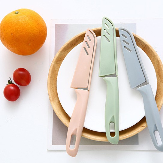 Combo 2 Dao Gọt Hoa Quả, Trái Cây Có Nắp Đậy An Toàn 88197 SHOP BUÔN 88
