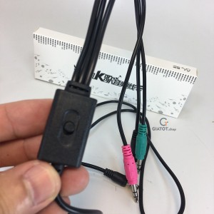Dây live stream điện thoại 3 màu, dây live stream 6 ly kết nối với sound card, hàng đẹp GiatotHN