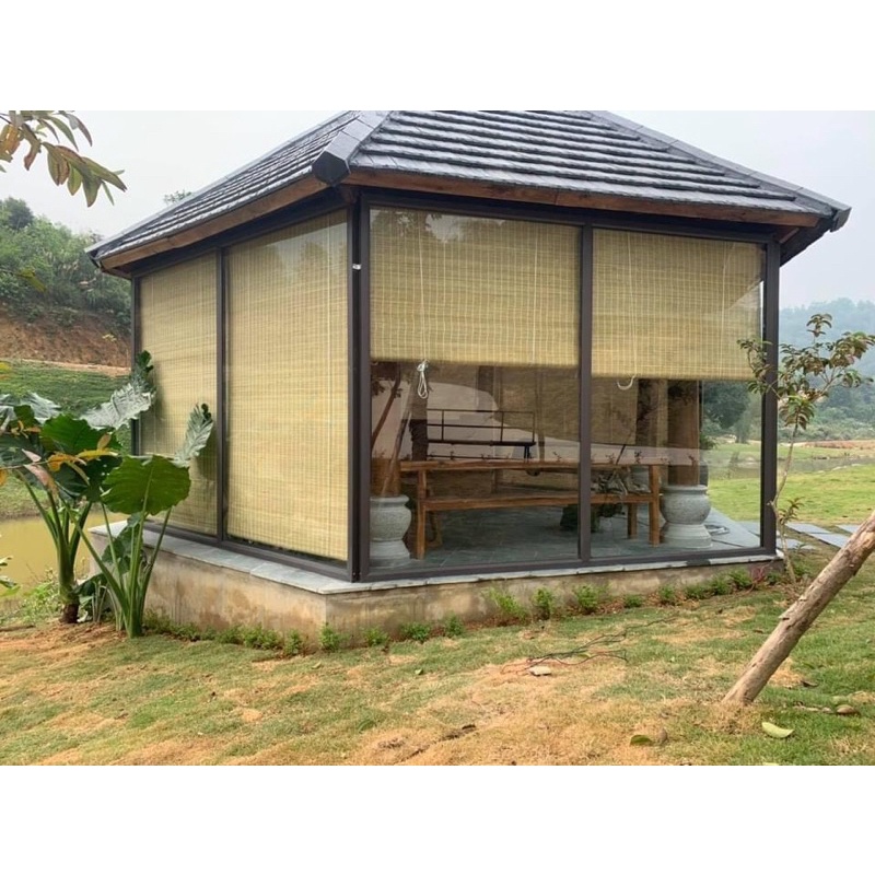 Mành tre nắng che mưa mành tre trang trí quán cafe chấ lượng cao