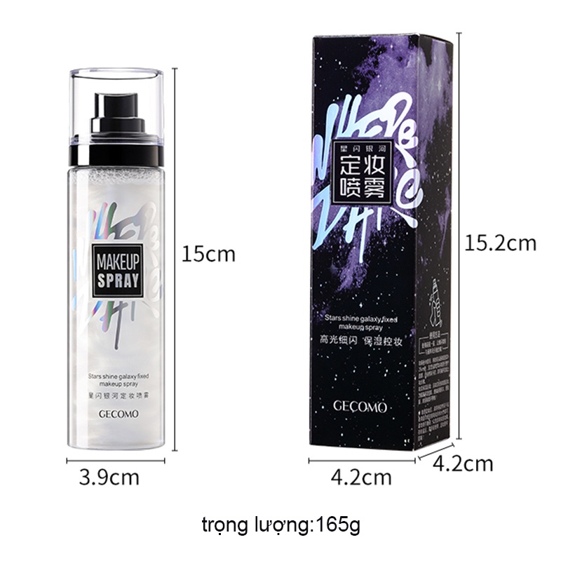 Chai xịt trang điểm GECOMO kiềm dầu lâu trôi dung tích 100ml | BigBuy360 - bigbuy360.vn