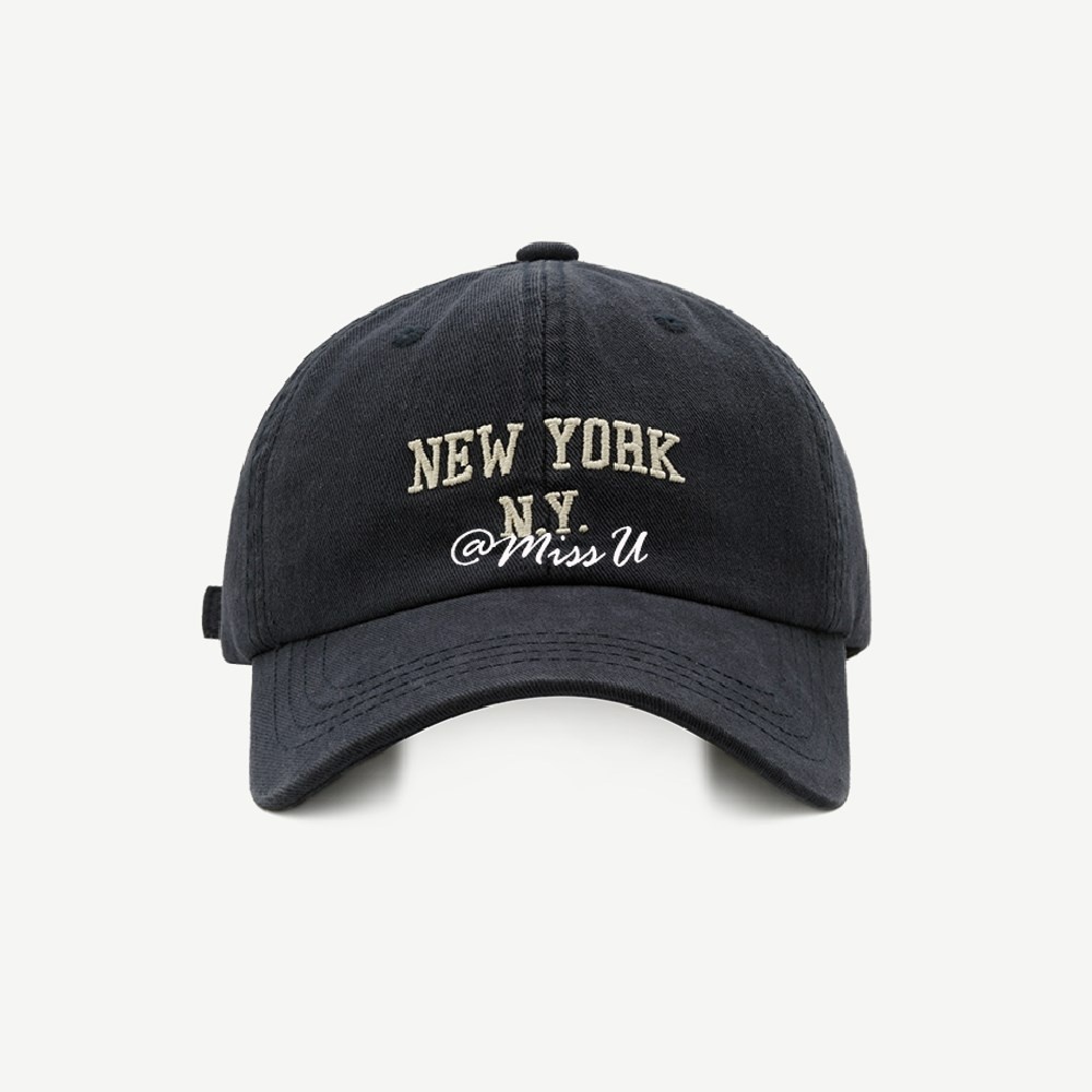 Mũ lưỡi trai thêu chữ NY thời trang đường phố Hàn Quốc