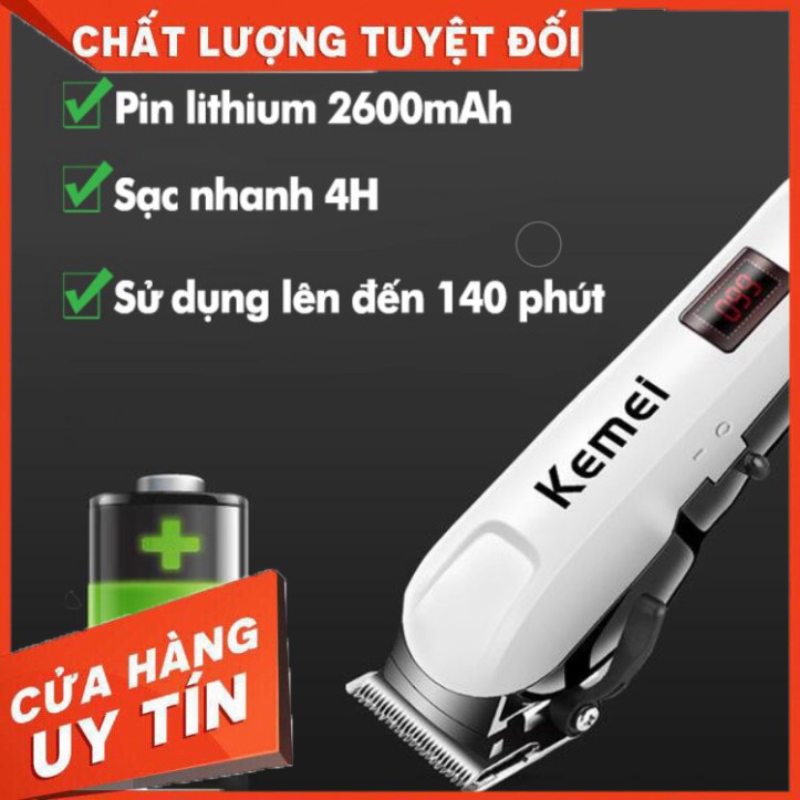 [Xịn Bao chất] Tông đơ cắt tóc chuyên nghiêp Kemei Km 809A- Kemei 1990