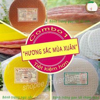 [COMBO TIẾT KIỆM] HƯƠNG SẮC MÙA XUÂN : nui, bún, phở, hủ tiếu, bánh tráng, mì lứt....các sản phẩm từ lứt hữu cơ tự nhiên
