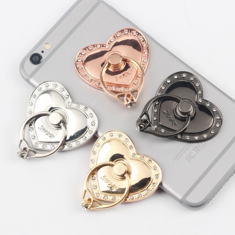 1 Piece Metal Ring Stand Universal Applied Mobile Phone Stand 360 Degree Rotate Practical Device Rack Holder Women Fashion Accessories For Iphone Samsung Smart Phone