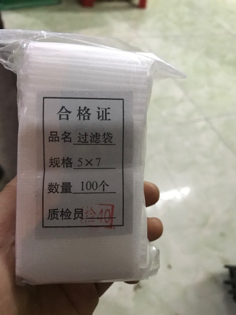 100 túi lọc đựng phân tan chậm