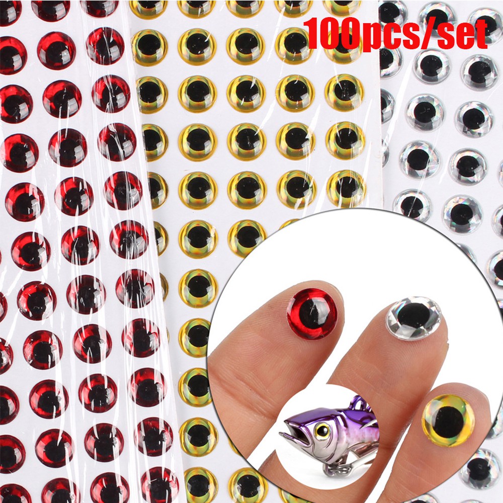 100 Mắt cá giả 3d chuyên dụng