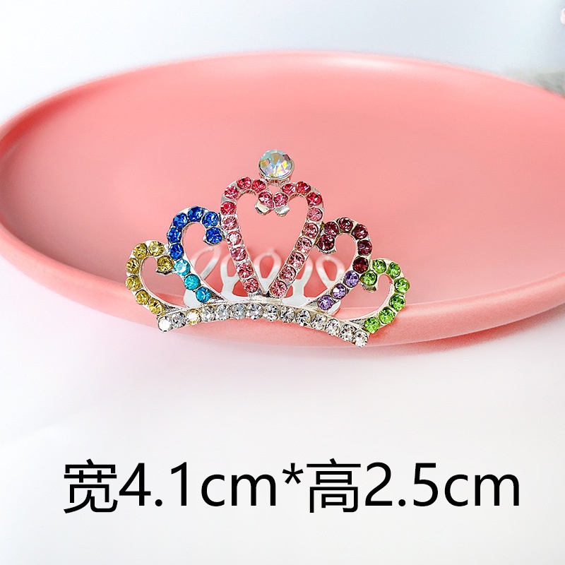 Kẹp Tóc Hình Vương Miện Thời Trang Hàn Quốc Cho Bé Gái