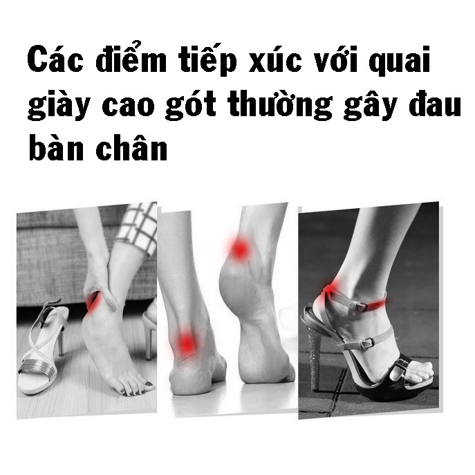 Miếng dán lót quai giày cao gót Pedag bằng da lộn