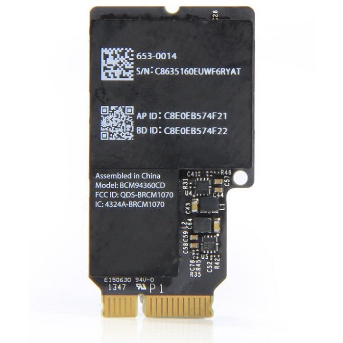 Card Wifi cho Macbook BCM94360CD chipset Broadcom (Hackintosh - CD)