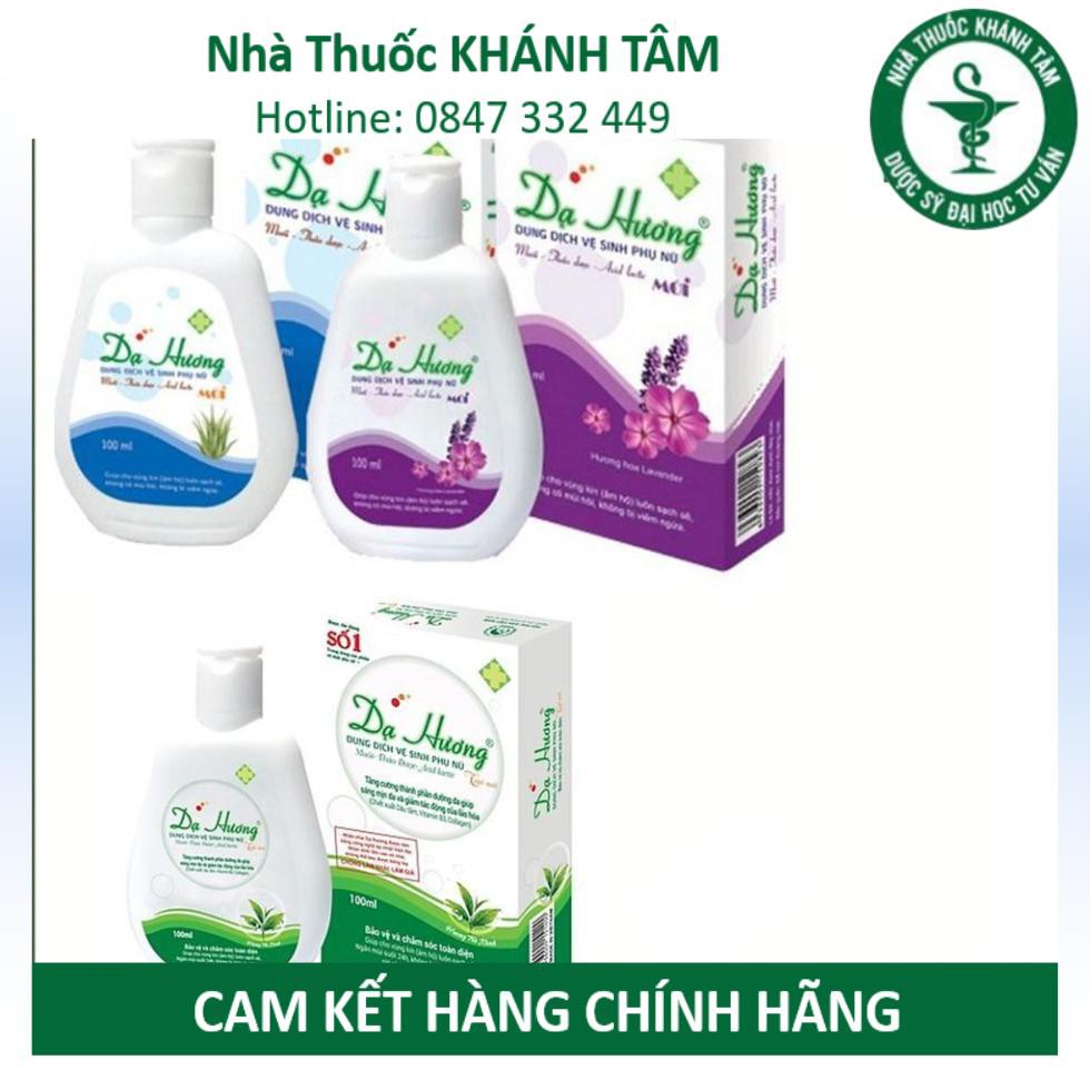 ! Dung dịch vệ sinh phụ nữ Dạ Hương Nha đam, Lavender, Trà xanh [DDVS] ! !