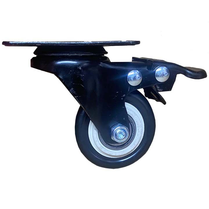 BÁNH XE KẸO KÉO BẰNG NHỰA PU 65mm