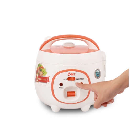 Nồi cơm điện mini nắp gài COMET 0.8lit CM8006