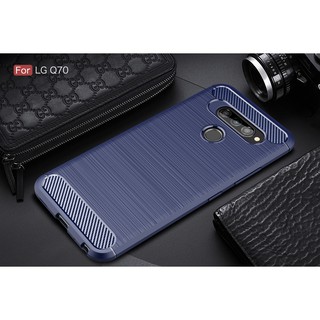 Ready stock LG G6 G8 G8s V50 ThinQ K40s Q70 V40 V30 V30s plus phone Carbon fiber Soft case
