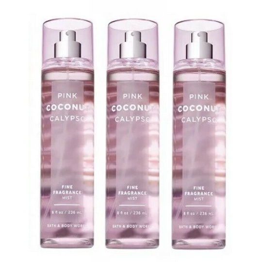 ⛅ Xịt Thơm Toàn Thân Bath And Body Works - Pink Coconut Calypso 30ml/50ml/100ml/236ml ®️