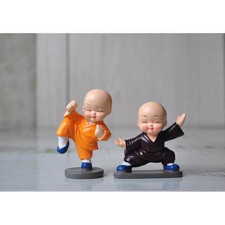 Tượng 04 Chú Tiểu Múa Võ