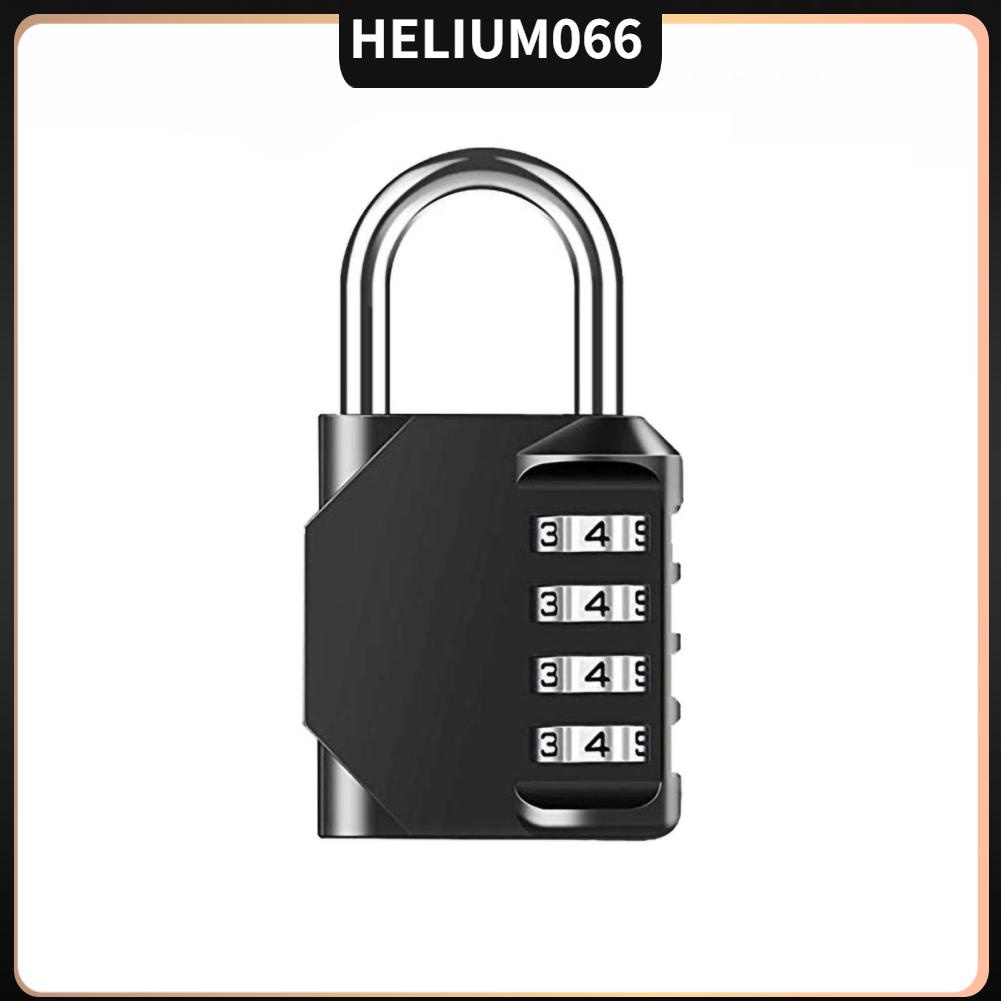 Helium066 Helium066 4 Quay số Kết hợp Cơ khí Ổ khóa Không cần chìa Bảo mật Chống trộm Hợp kim kẽm Đa năng cho Hộp dụng cụ Tủ