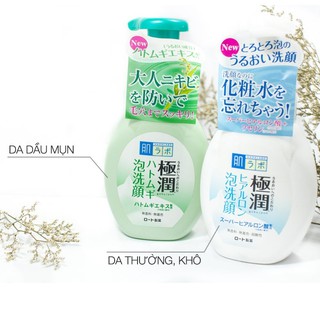 Sữa rửa mặt tạo bọt HadaLabo 160ml - Nội địa Nhật Bản