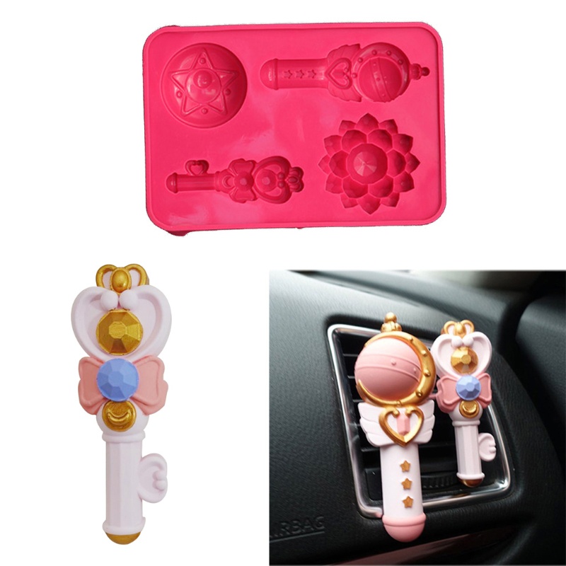 Sa Khuôn Silicon Làm Que Nhựa Resin Thủ Công DIY