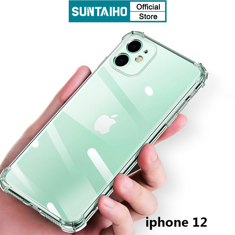 Ốp lưng trong suốt chống sốc hiệu SUNTAIHO cho iphone 12 Pro 11Pro max 7Plus 8 Plus iphone 6 6s plus | BigBuy360 - bigbuy360.vn