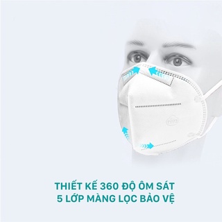 Khẩu trang cao cấp Niva N95 (gói 5 chiếc)