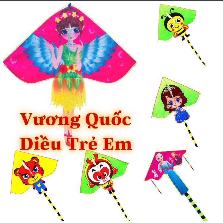 DIỀU - CÔNG CHÚA ELSA + TẶNG CẦM THẢ DIỀU 150 MÉT DÂY  (SHOP DIỀU GIÁ RẺ-ĐẸP)