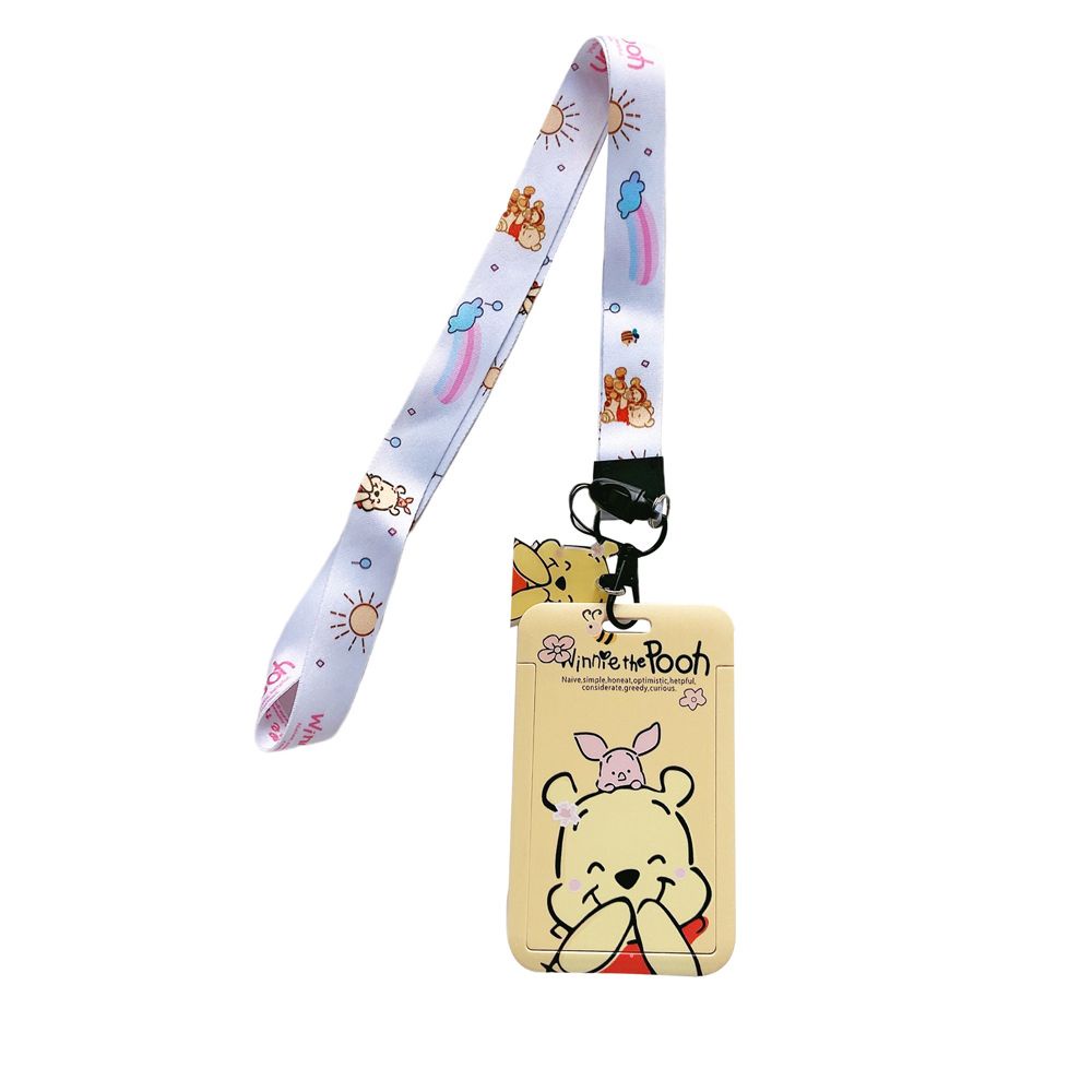 Ví Đựng Thẻ Có Dây Đeo Họa Tiết Hoạt Hình Dễ Thương