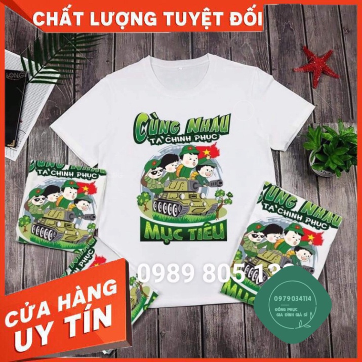 Áo thun giá sỉ ÁO PHÔNG CHO NHÓM ĐI BIỂN, GIA ĐÌNH GIÁ RẺ VÔ ĐỊCH