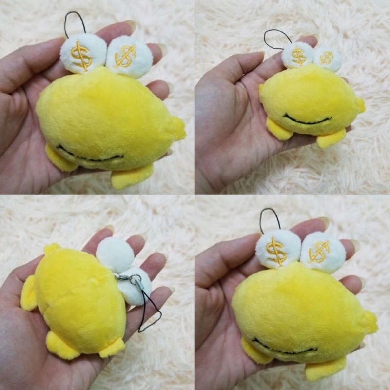 Gấu bôm con cua , tôm hùm nhồi bông