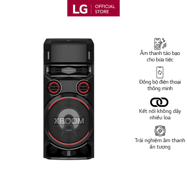 [Mã ELLGAPR giảm 10% đơn 500K] Loa di động LG XBOOM RN7 - Hàng chính hãng