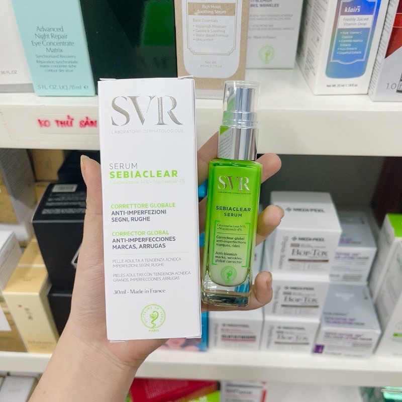 Tinh chất serum ngừa thâm mụn SVR sebiaclear serum