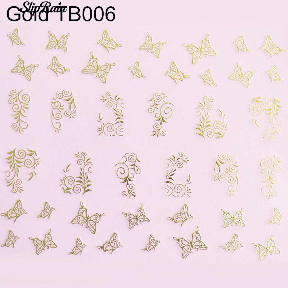 Nhãn dán móng trang trí nhiều mẫu mã hoa lá đẹp mắt