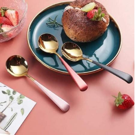 Thìa inox 304 (mạ vàng)