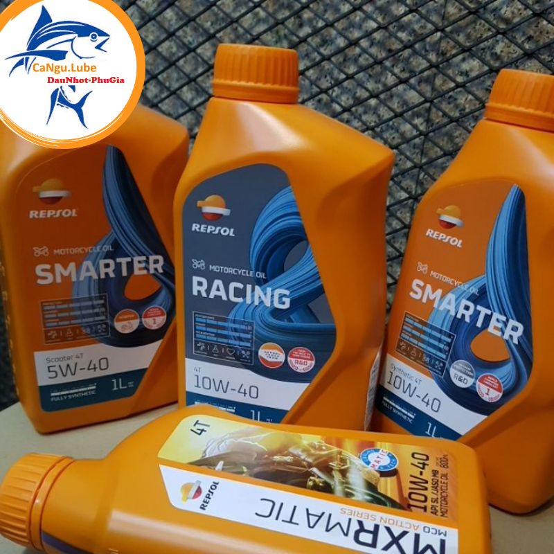 Nhớt repsol racing - repsol scooter, nhớt cho các loại xe máy sp từ Repsol tây ban nha.