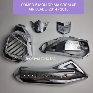 Combo 5 món ốp trang trí xe air blade 2014 - 2015