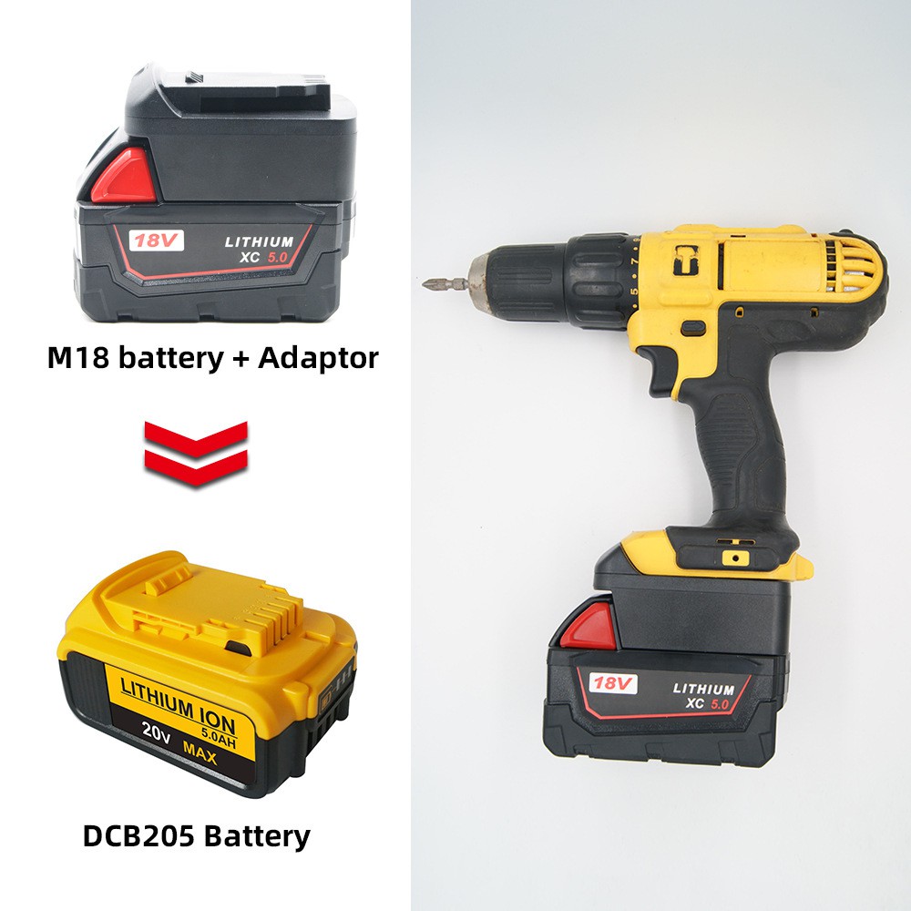 SV Đế chuyển pin Dewalt 18V và Milwaukee 18V qua lại